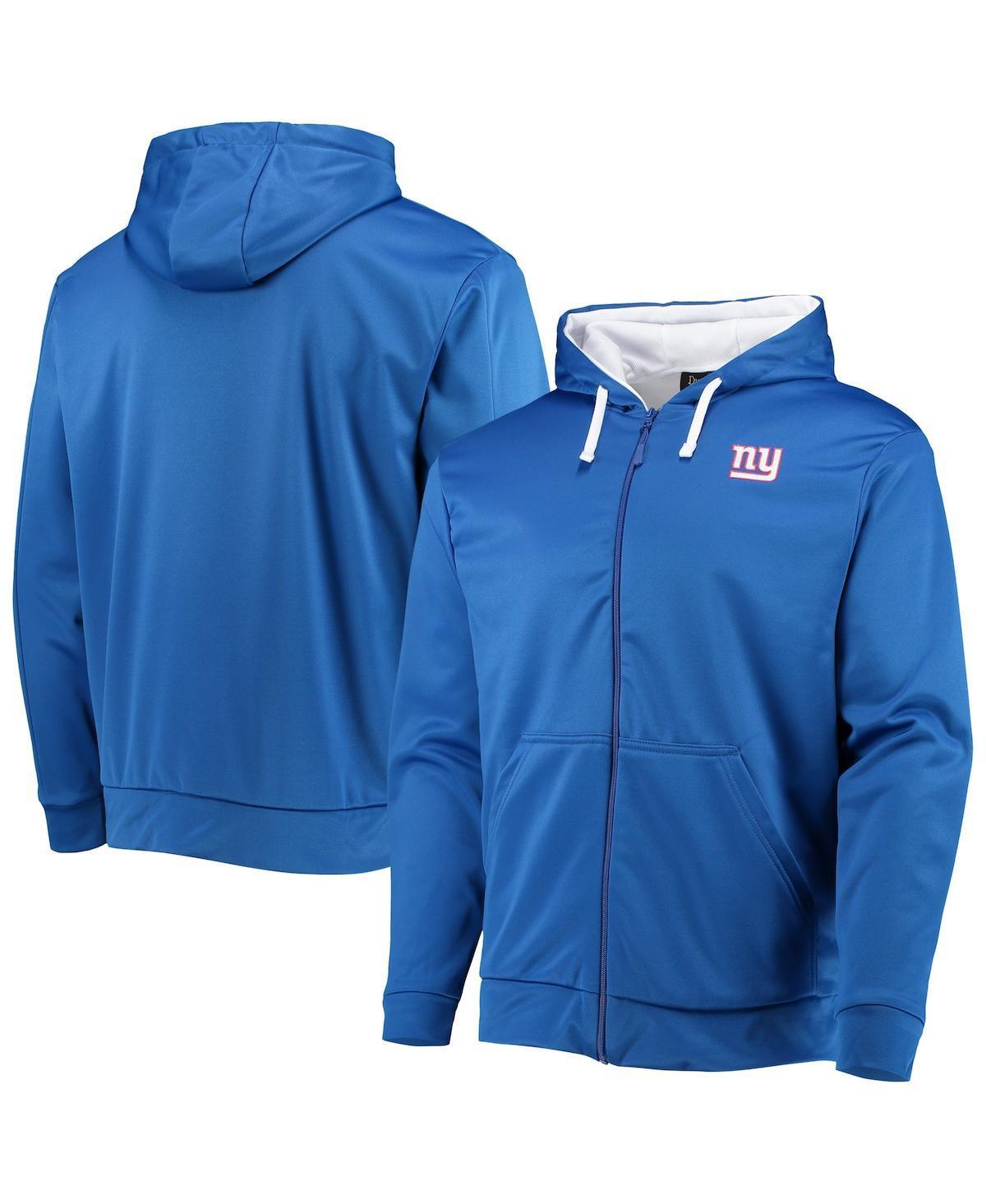 Men's Dunbrooke Royal/White New York Giants Apprentice Full-Zip Hoodie, Size: Large, Blue Product Image