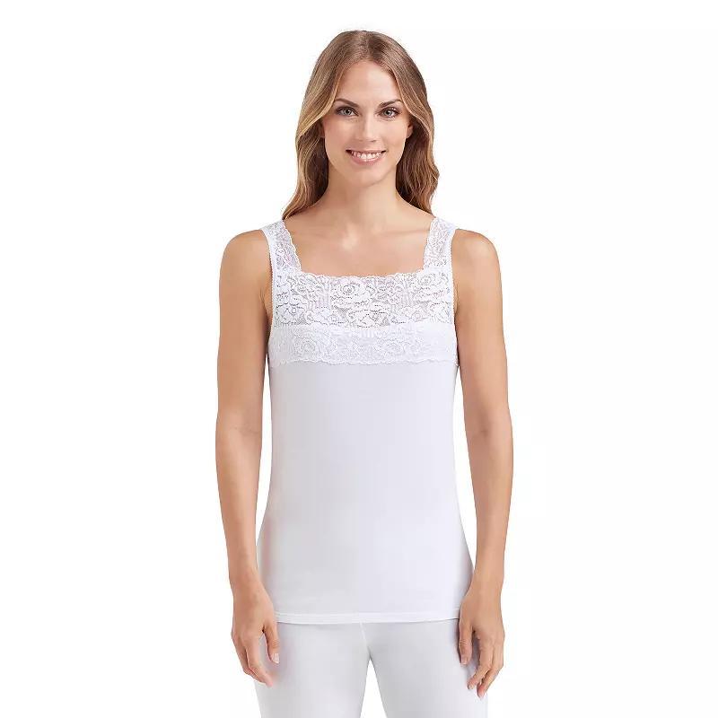 Cuddl Duds SofTech Lace-Trim Tank Top - Womens Product Image