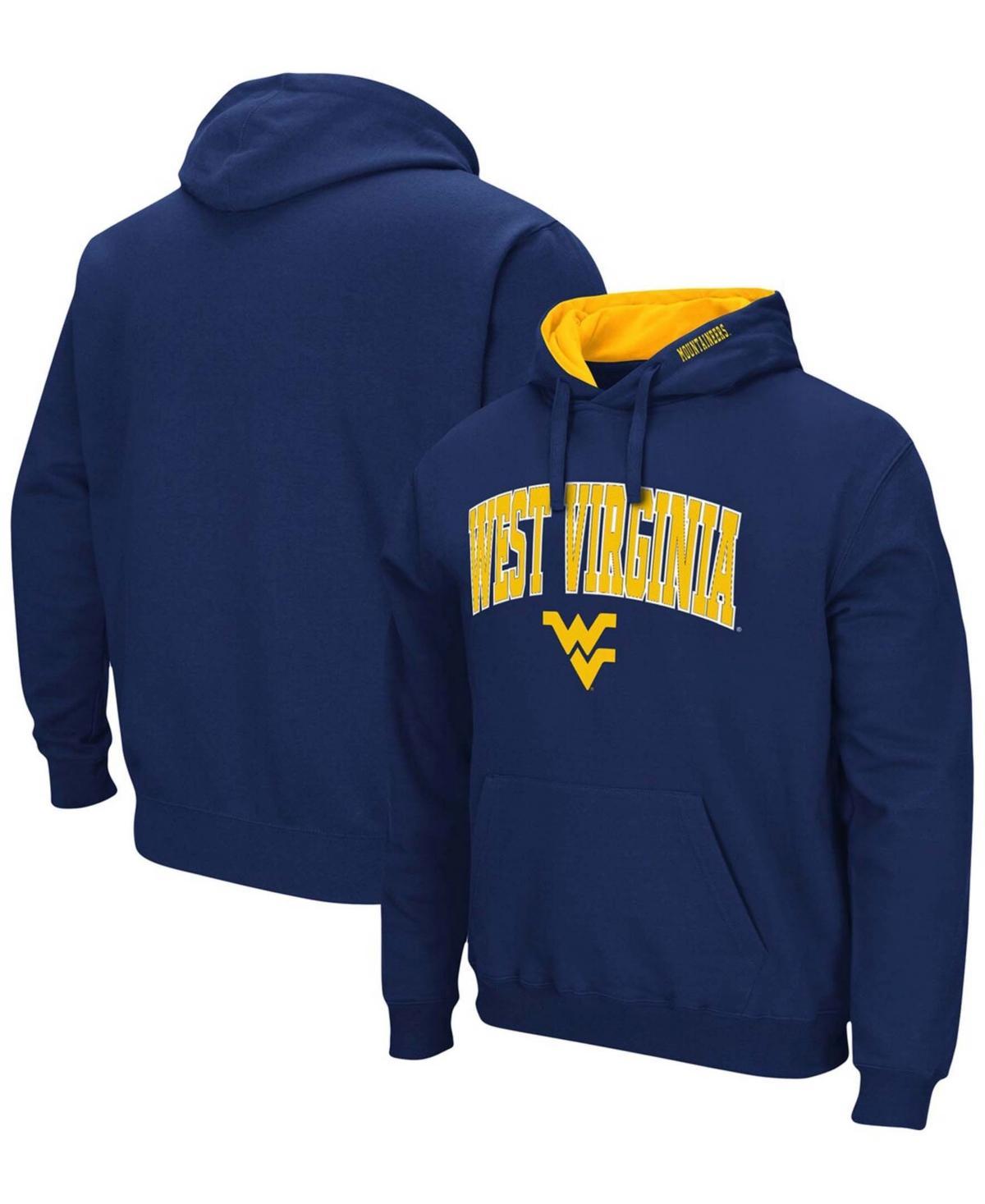 Men's Colosseum Navy UC Irvine Anteaters Arch and Logo Pullover Hoodie, Size: 3XL, Uci Blue Product Image