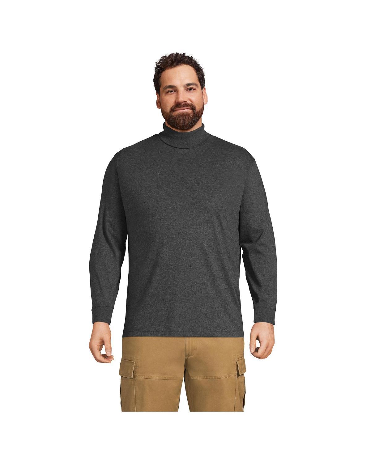 Big & Tall Lands End Super-T Classic-Fit Turtleneck, Mens Product Image