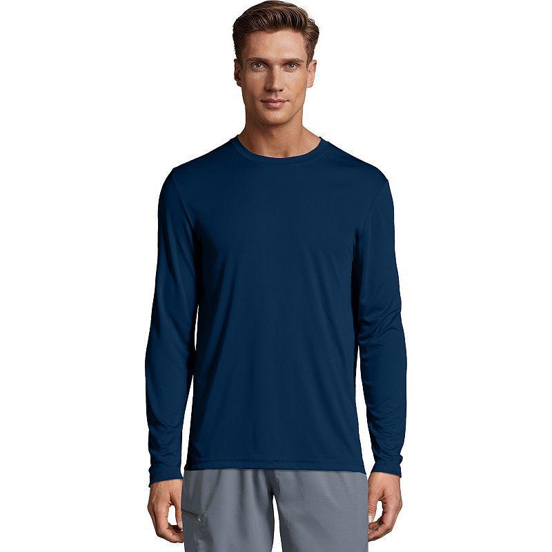 Men's Hanes® CoolDRI Performance Tee, Size: Medium, Blue Product Image