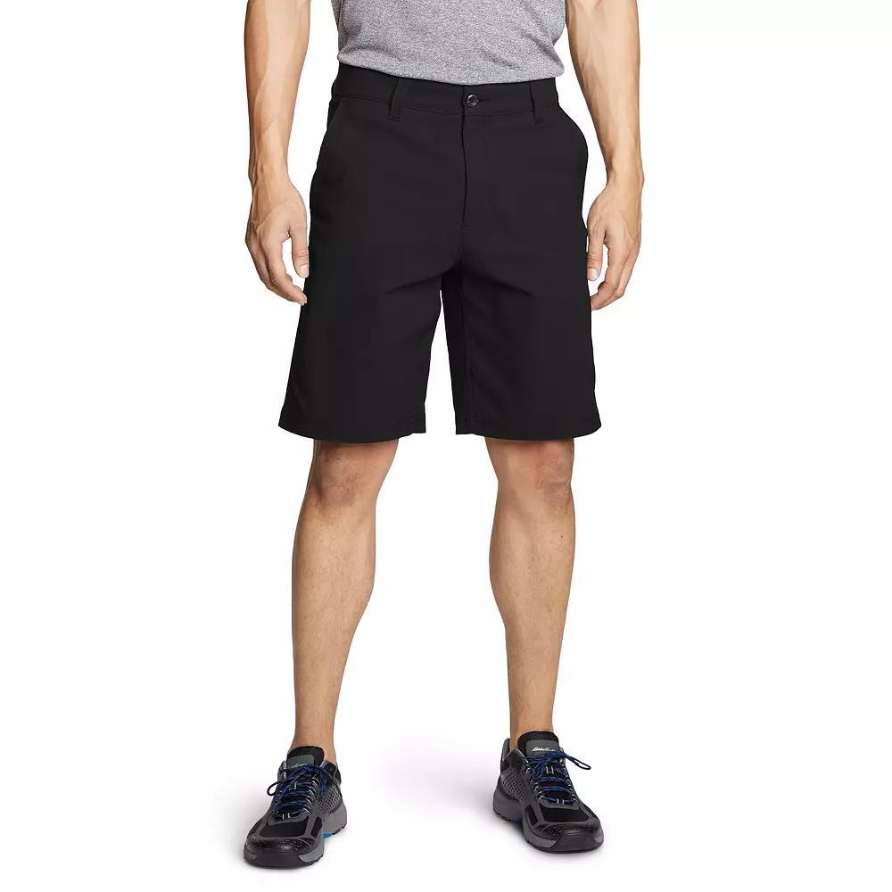 Men's Eddie Bauer UPF 50 10" Horizon Guide Chino Short, Size: 32, Black Product Image