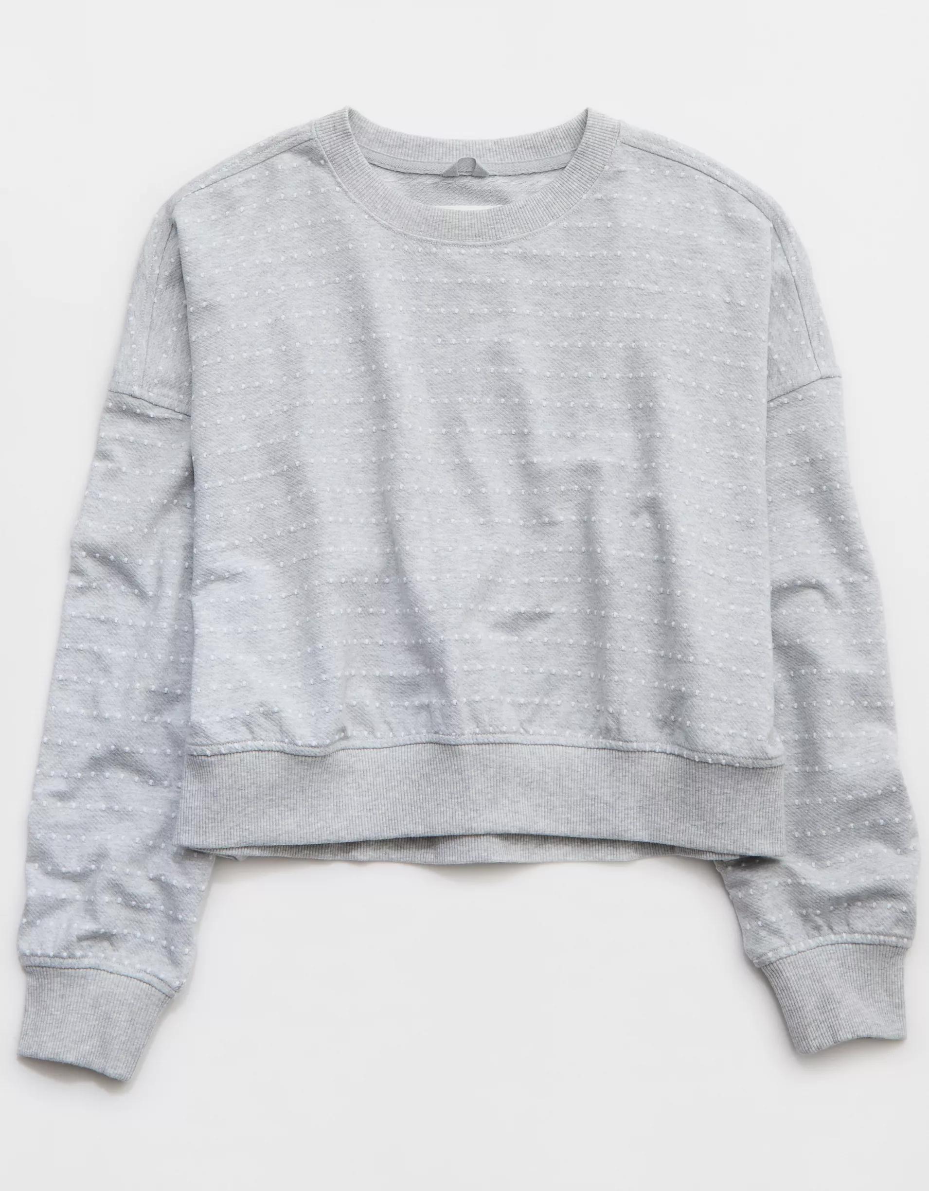 Aerie Take It Easy Crew Sweatshirt Product Image