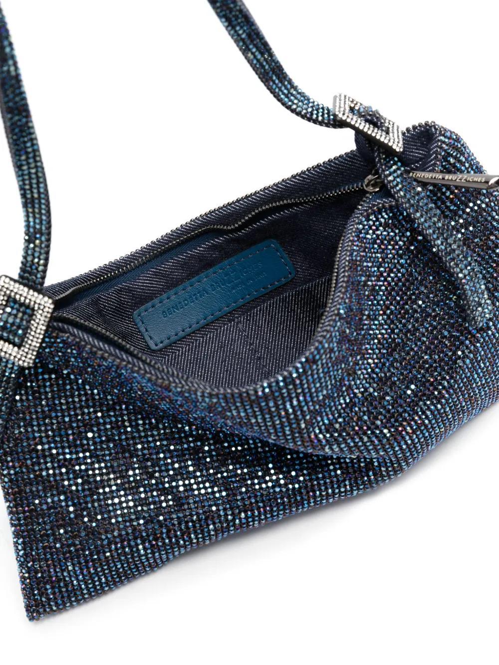 BENEDETTA BRUZZICHES Your Best Friend La Grande Shoulder Bag In Blue Product Image