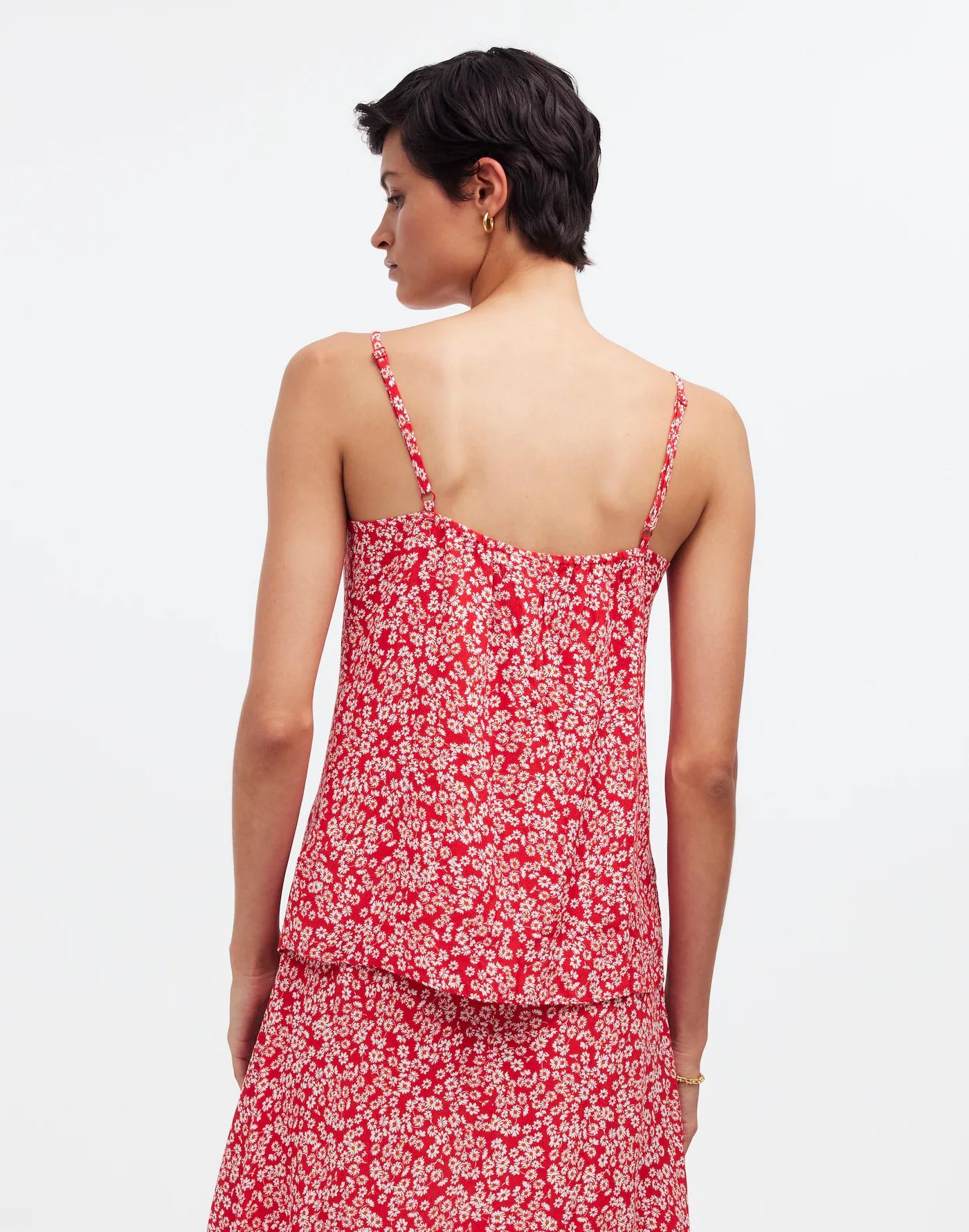 V-Neck Cami Tank in Floral Product Image