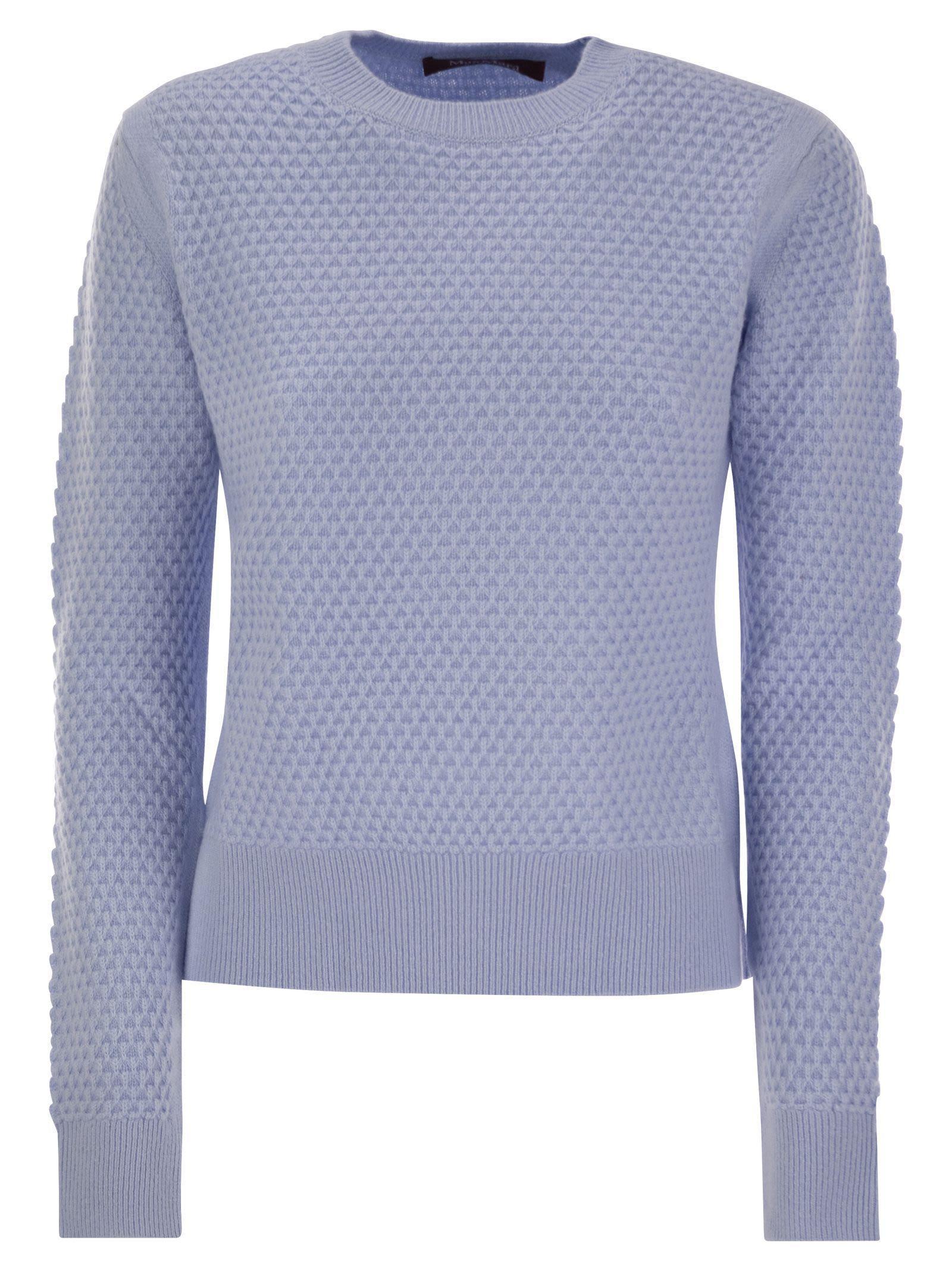 MAX MARA Studio Crewneck Long In Blue Product Image