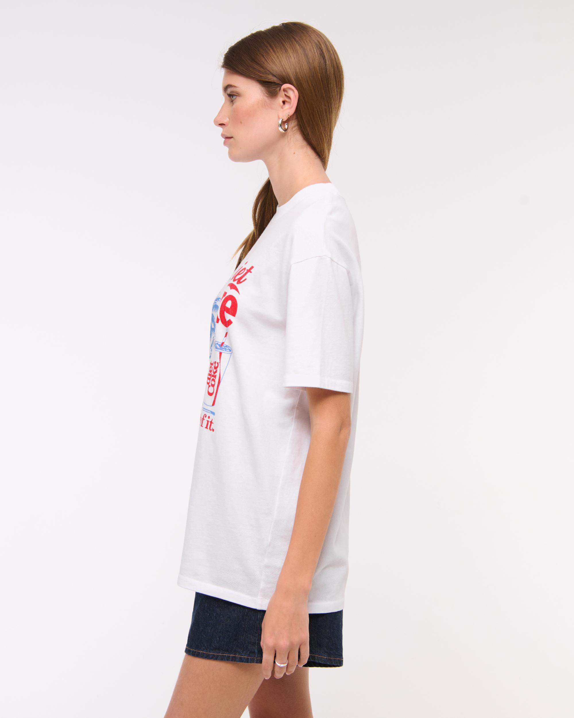 Oversized Diet Coke Graphic Tee Product Image