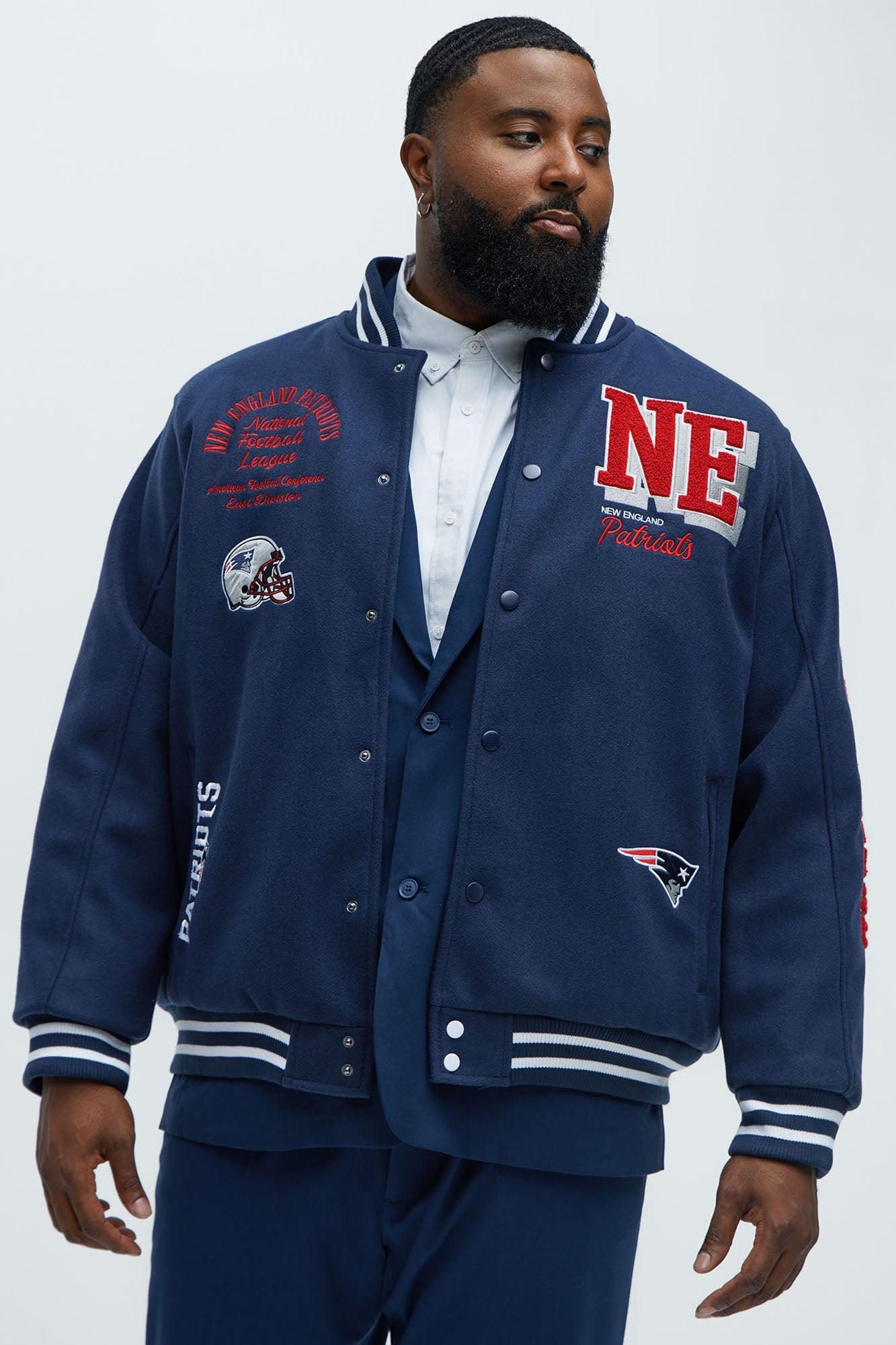 Patriots Touchdown Jacket - Navy/Red Product Image
