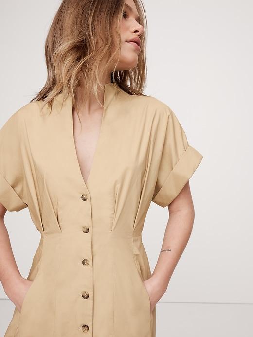 Poplin Shirt Dress Product Image