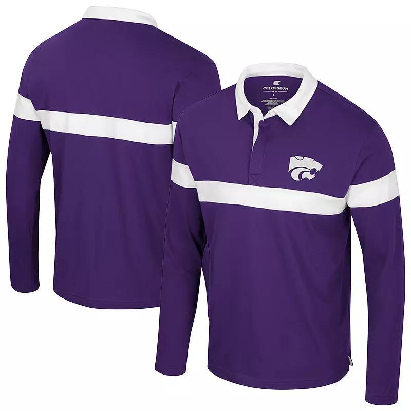 Men's Colosseum Orange Clemson Tigers Too Cool For School Long Sleeve Polo,  Product Image