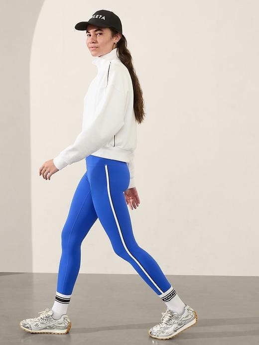 Forever Fleece 1/2 Zip High Hip Piping Sweatshirt Product Image