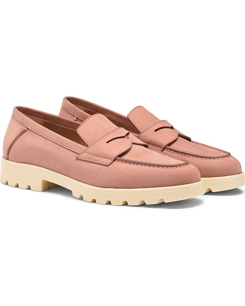 Womens Suede Penny Loafers Product Image