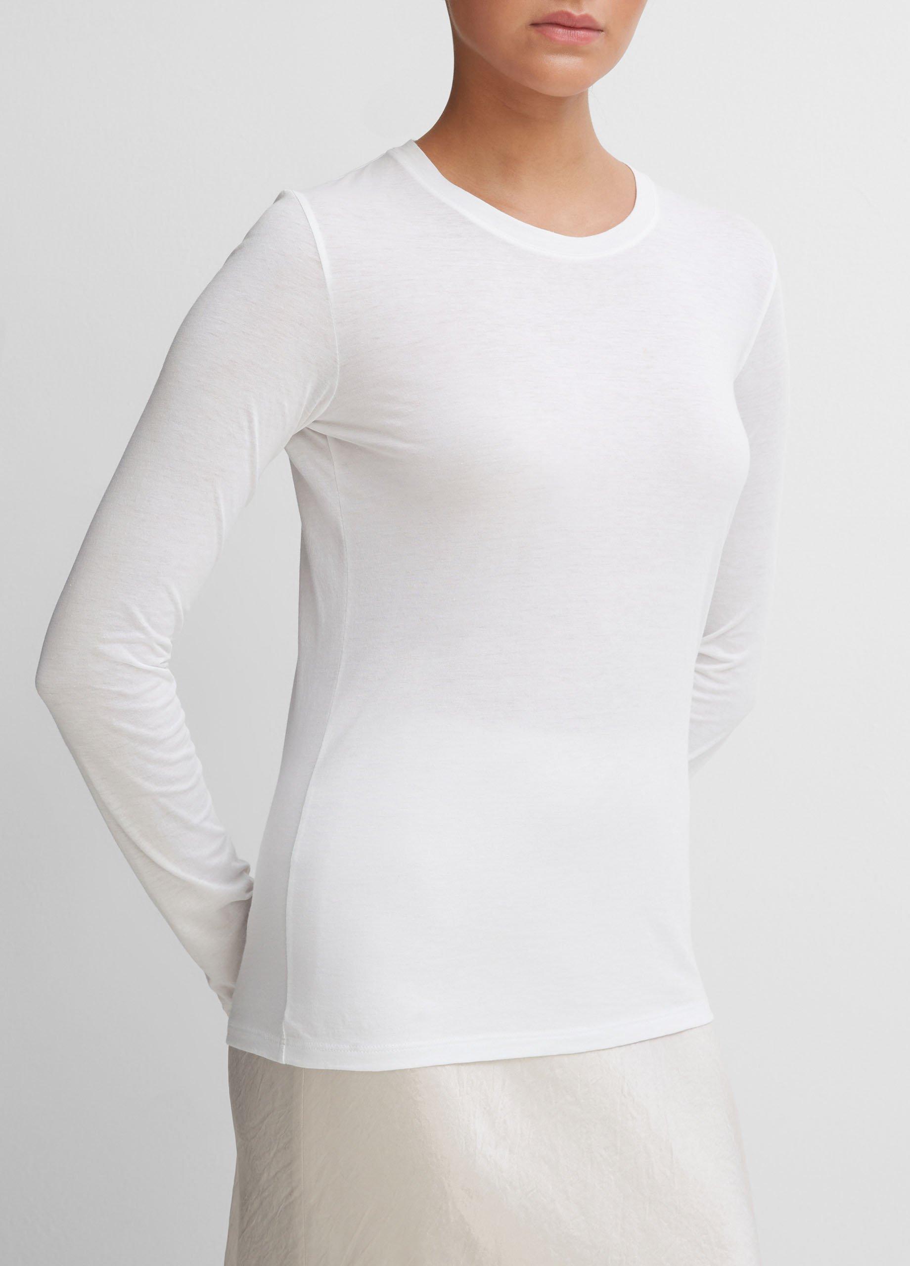 Essential Long Sleeve Crew Neck T-Shirt Product Image