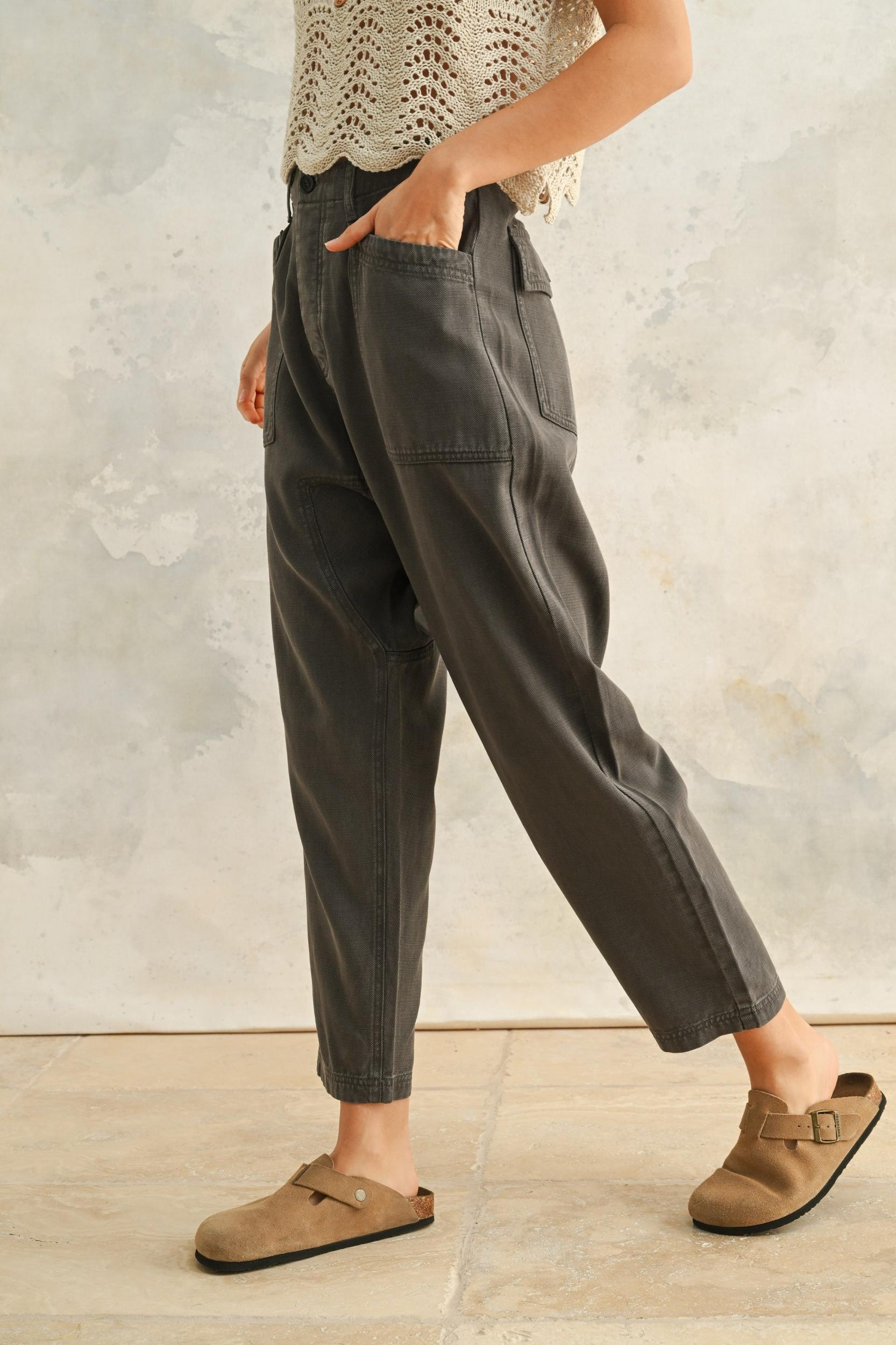 Tencel Loose Fit Pants Product Image