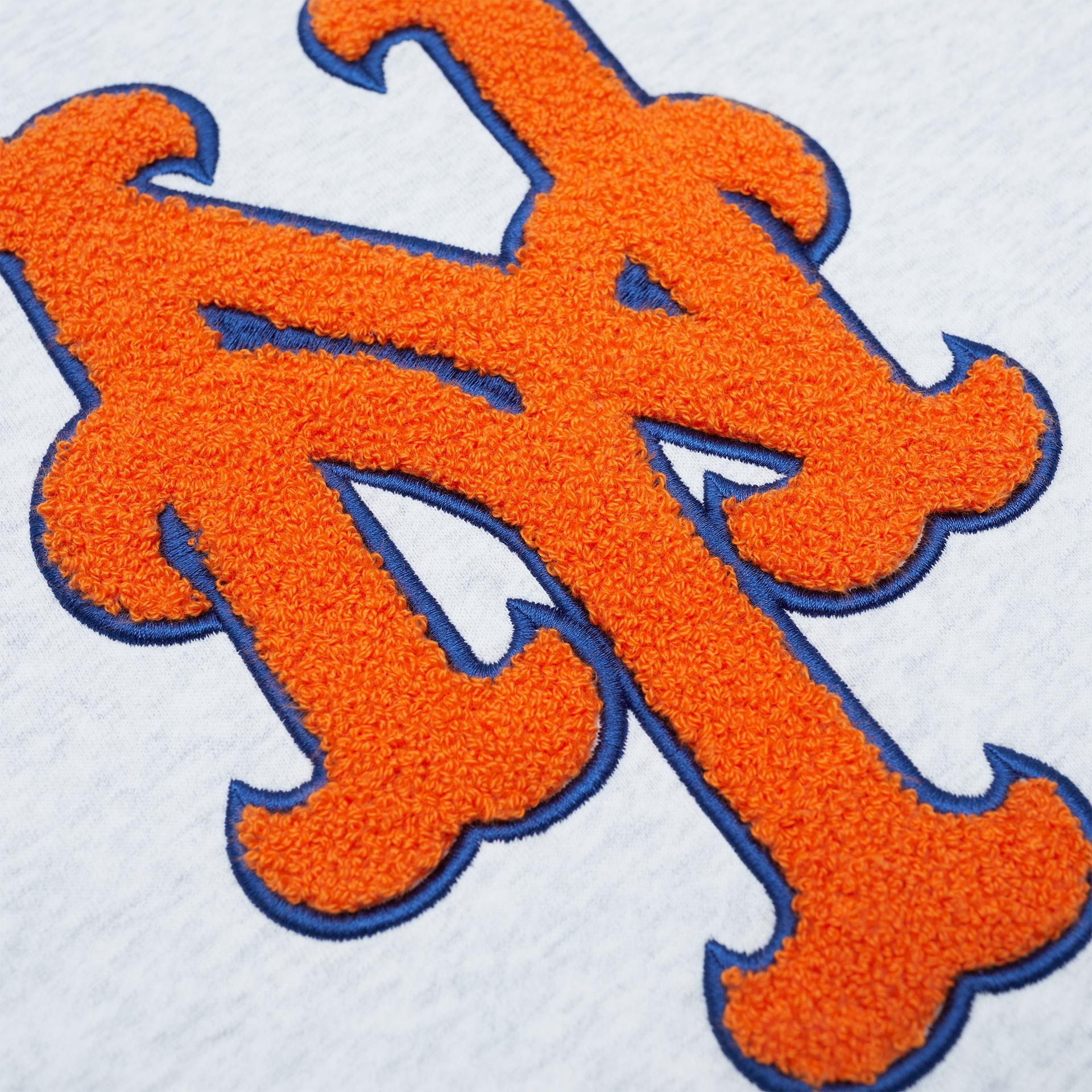 New York or Nowhere x New York Mets White Full-Zip Hoodie Male Product Image