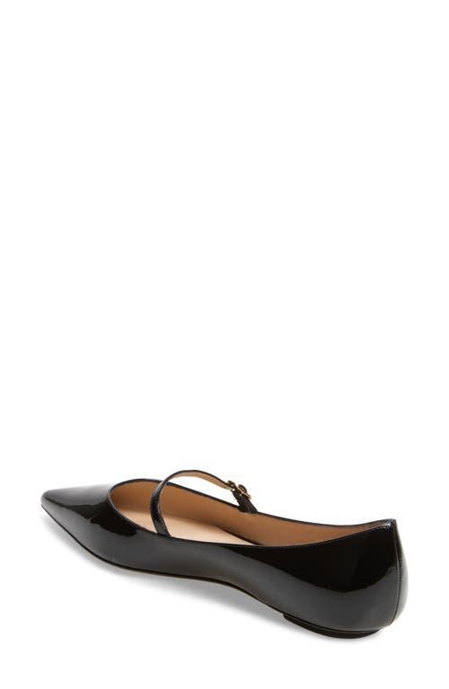 STUART WEITZMAN Emilia Mary Jane Flat In Black Product Image