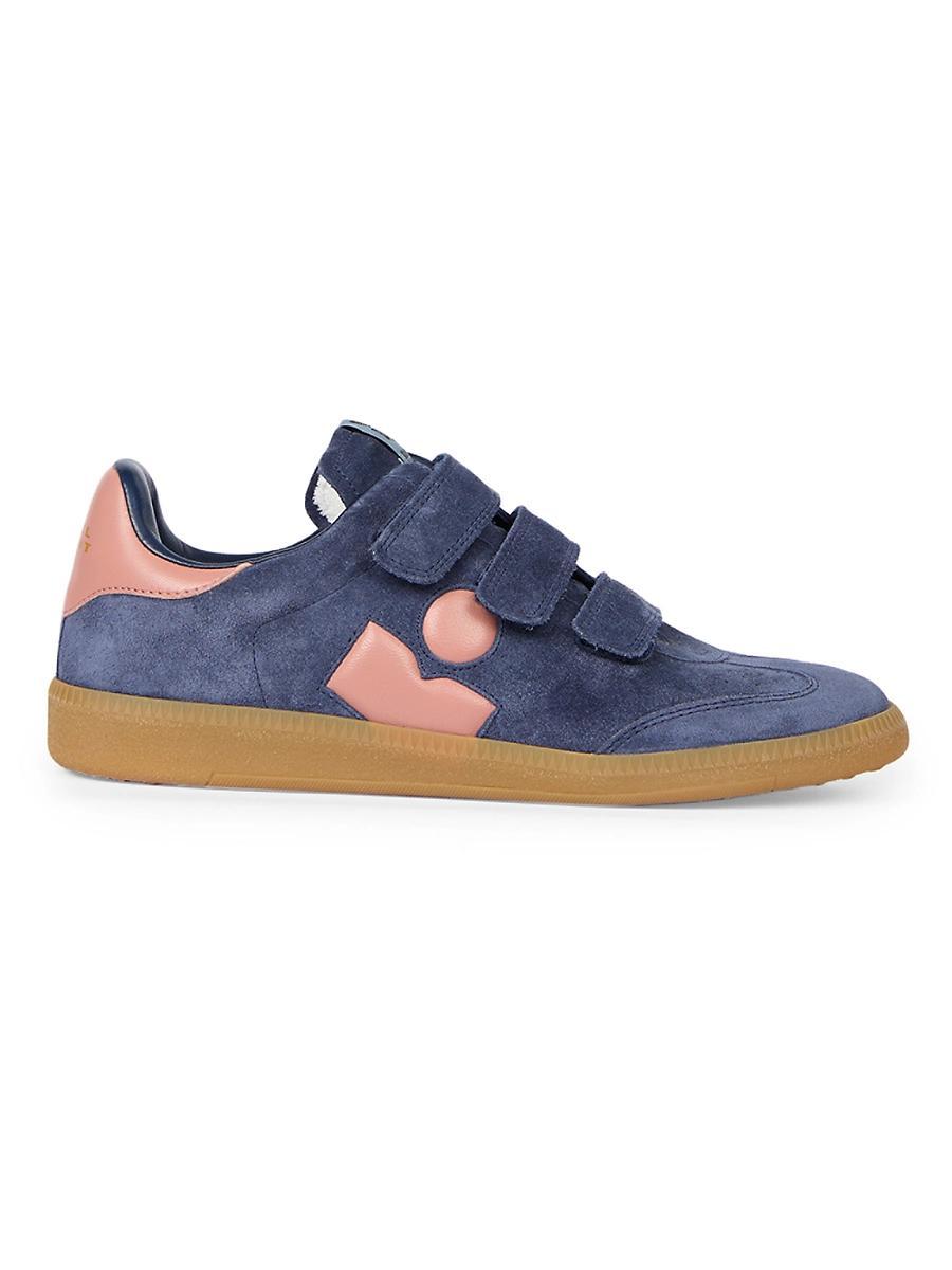 Womens Beth Colorblocked Suede Low-Top Sneakers Product Image