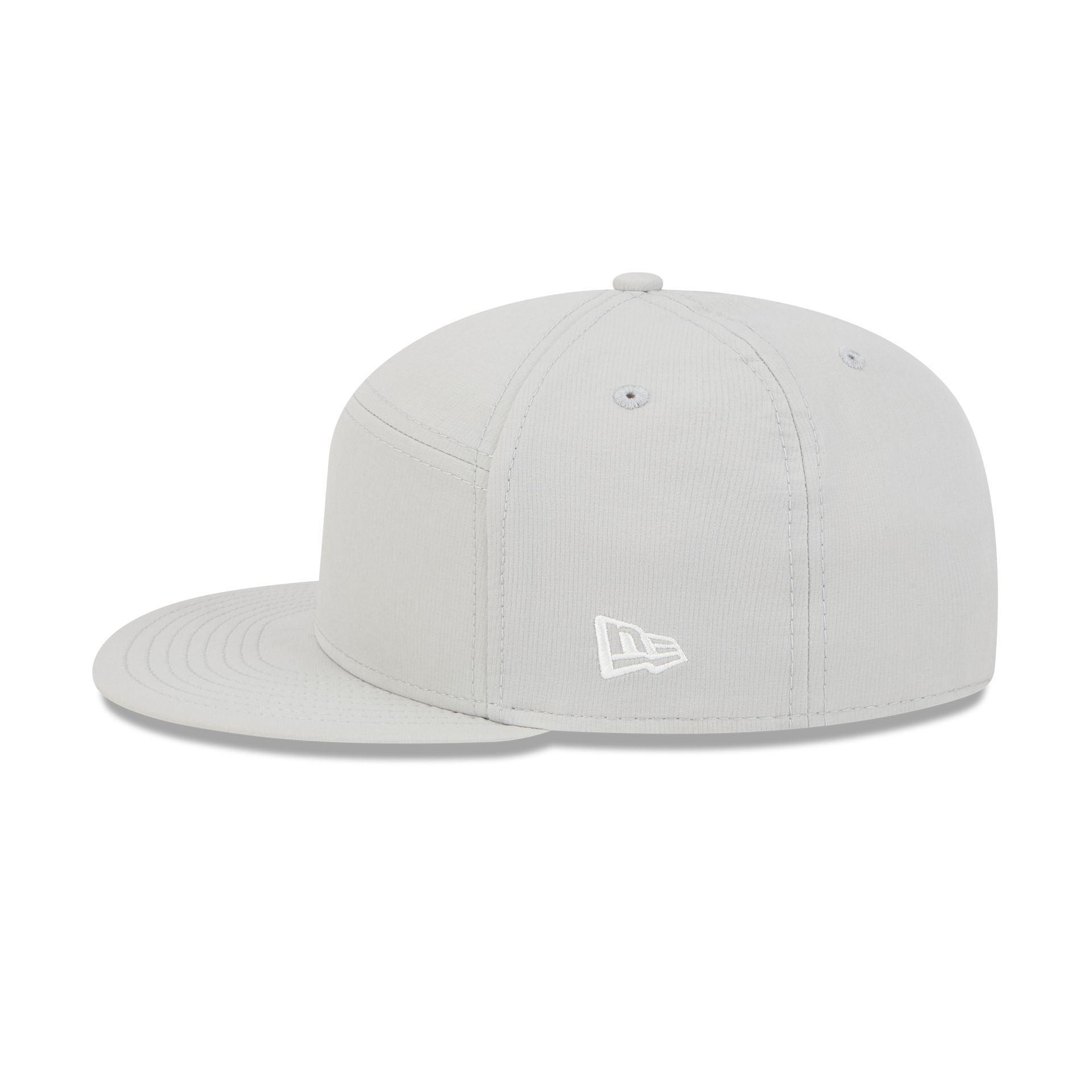 New Era Cap Gray Performance Split Panel 9FIFTY Snapback Hat Male Product Image