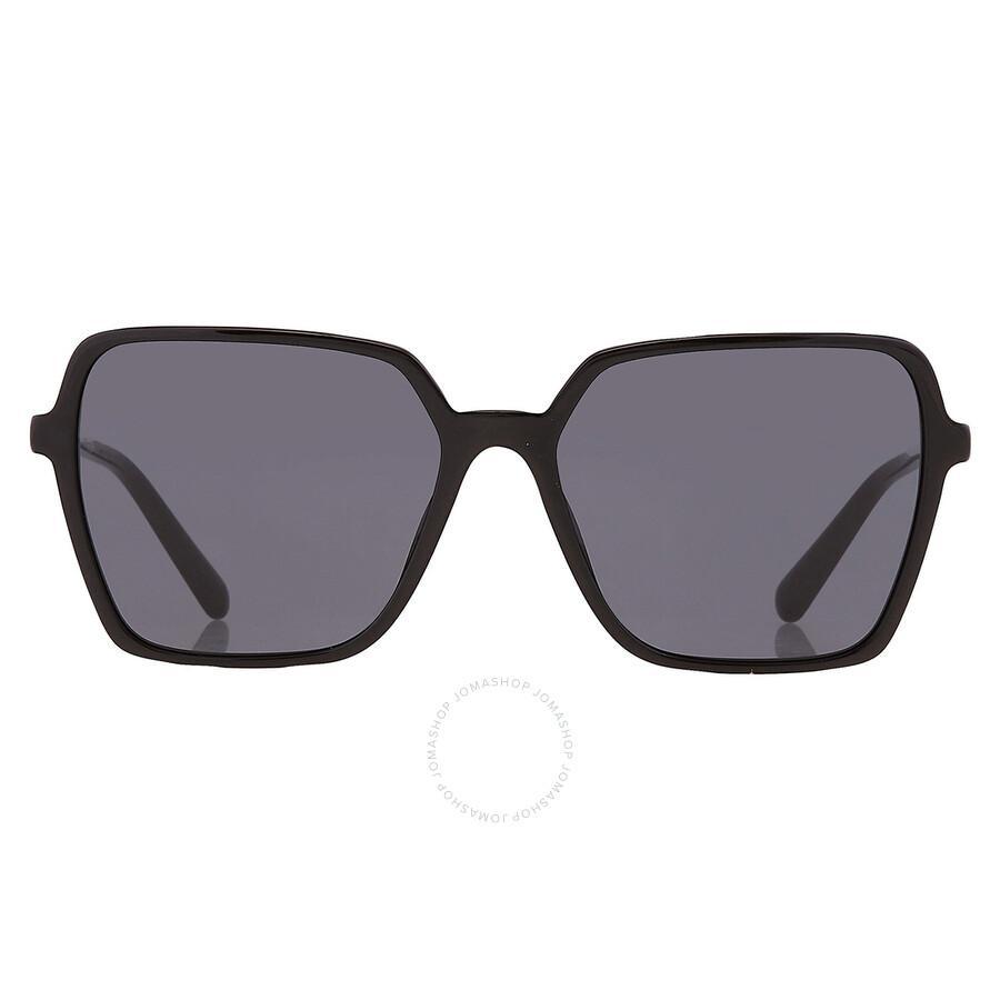 VERSACE Dark Grey Square Men's Sunglasses Ve4396 Gb1/87 58 In Black / Dark / Grey Product Image