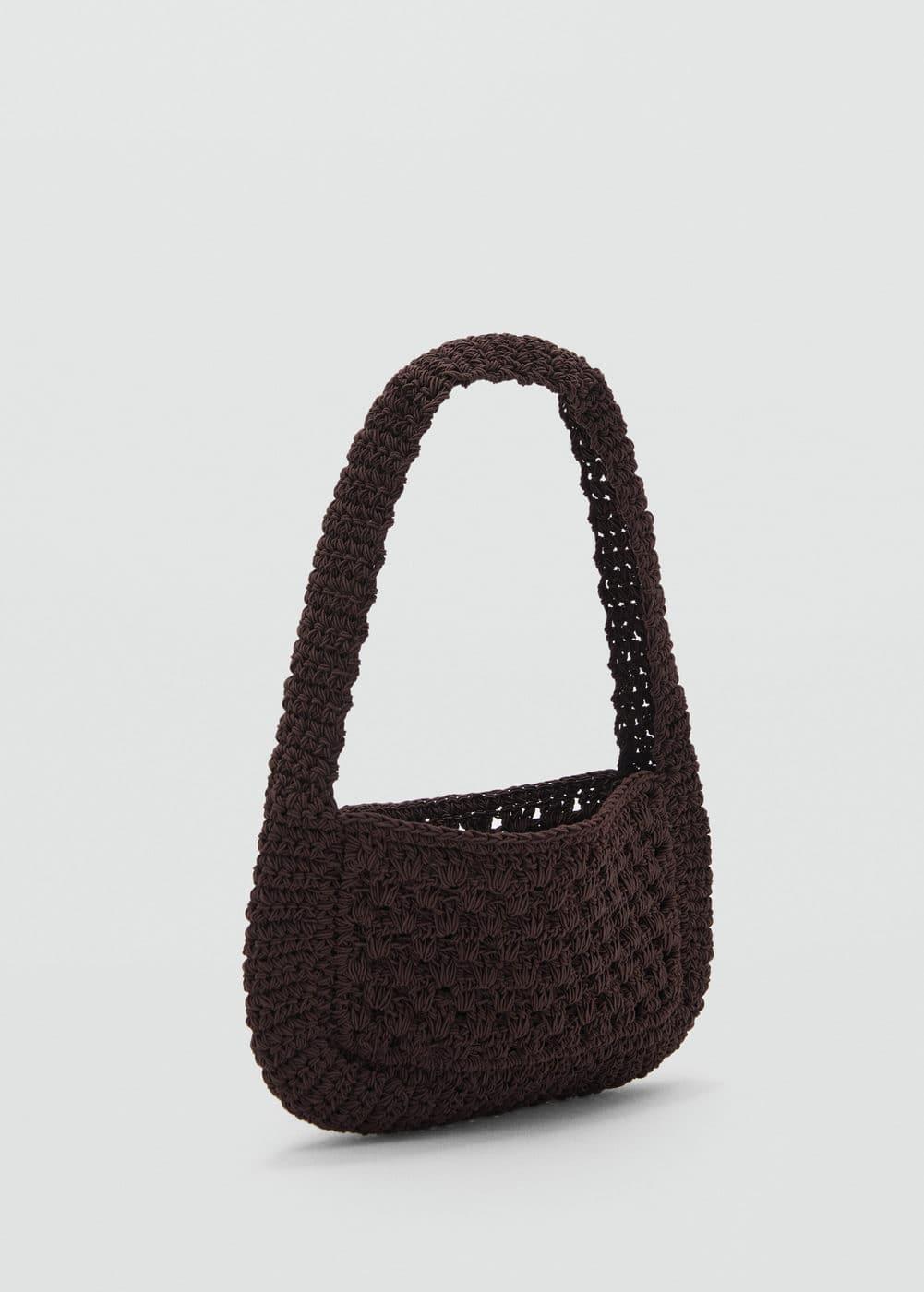 Crochet handbag - Women | MANGO USA Product Image