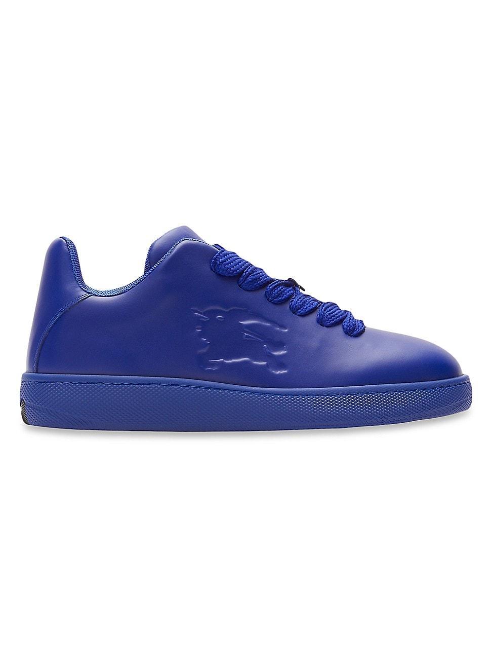 Mens Leather Box Low-Top Sneakers Product Image