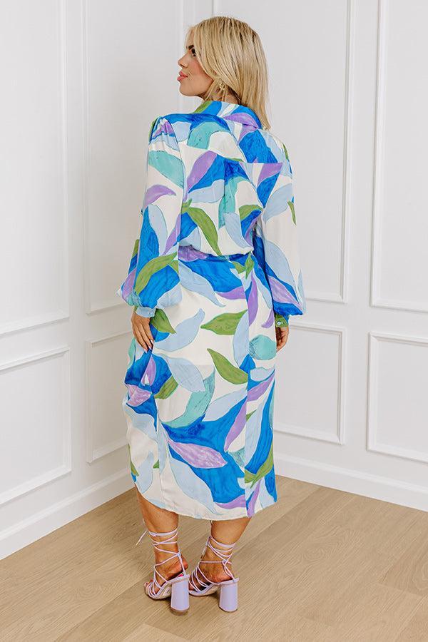 Luxe and Lavish Midi Dress Curves Product Image