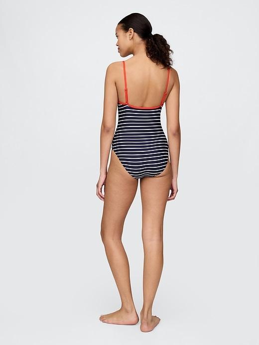 Square-Neck One-Piece Swimsuit Product Image