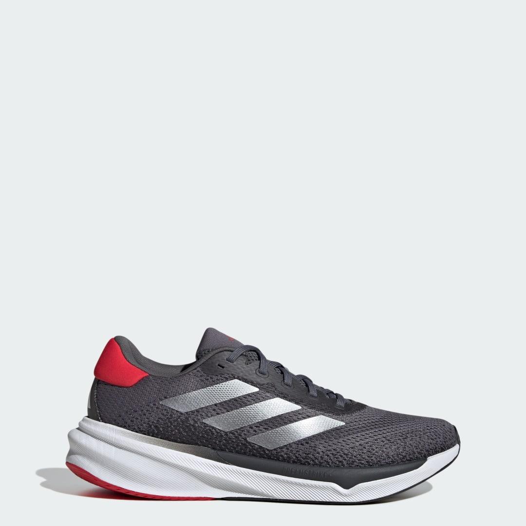 adidas Mens adidas Supernova Stride - Mens Running Shoes Black/White/Black Product Image