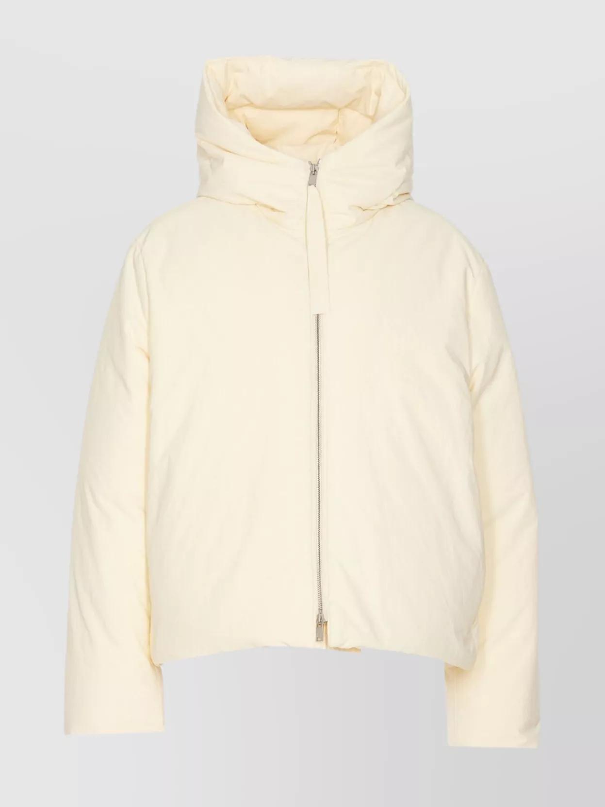 JIL SANDER Coats In White Product Image