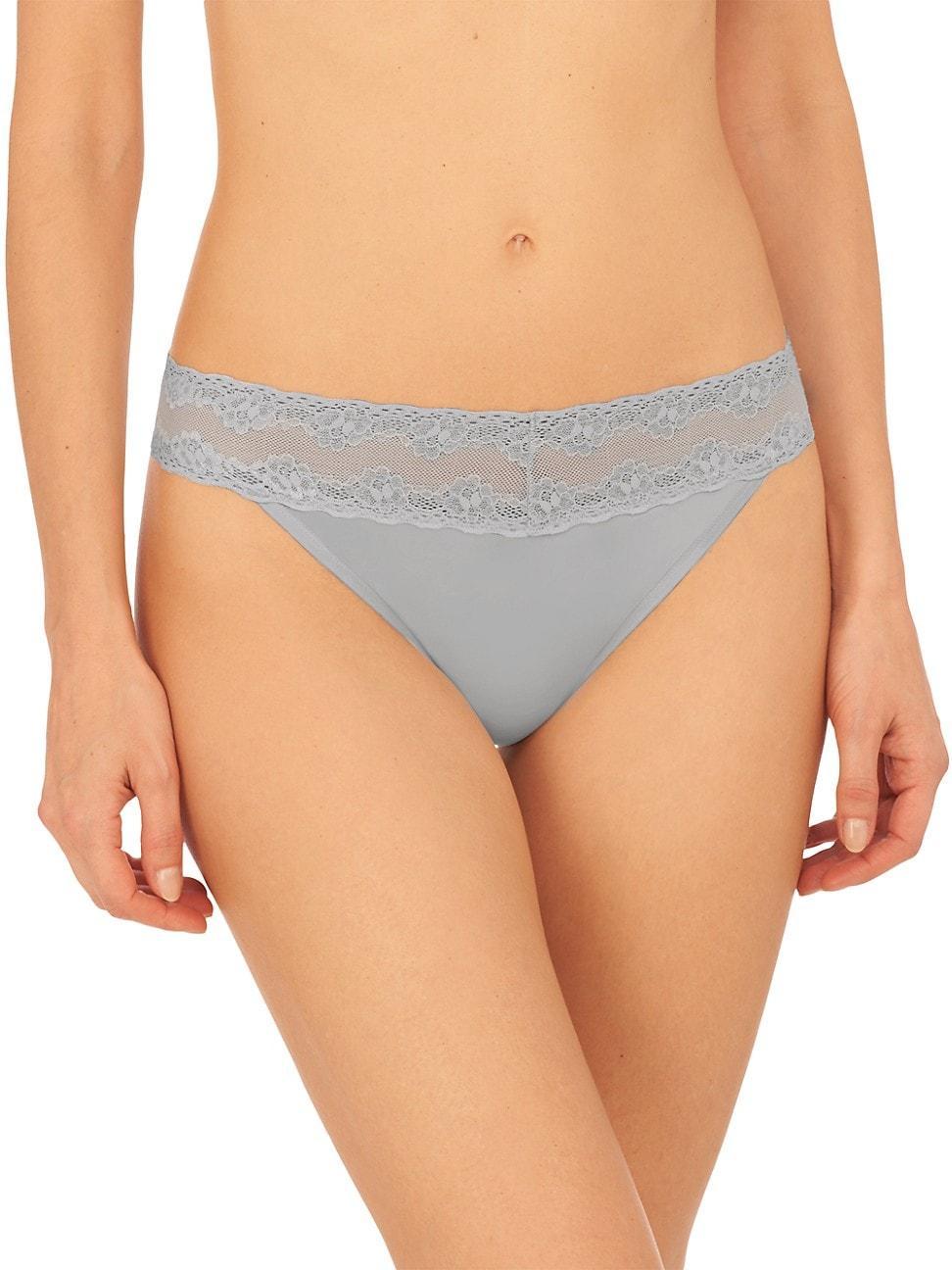 Bliss Perfection Lace-Trimmed Thong (One Size) Product Image