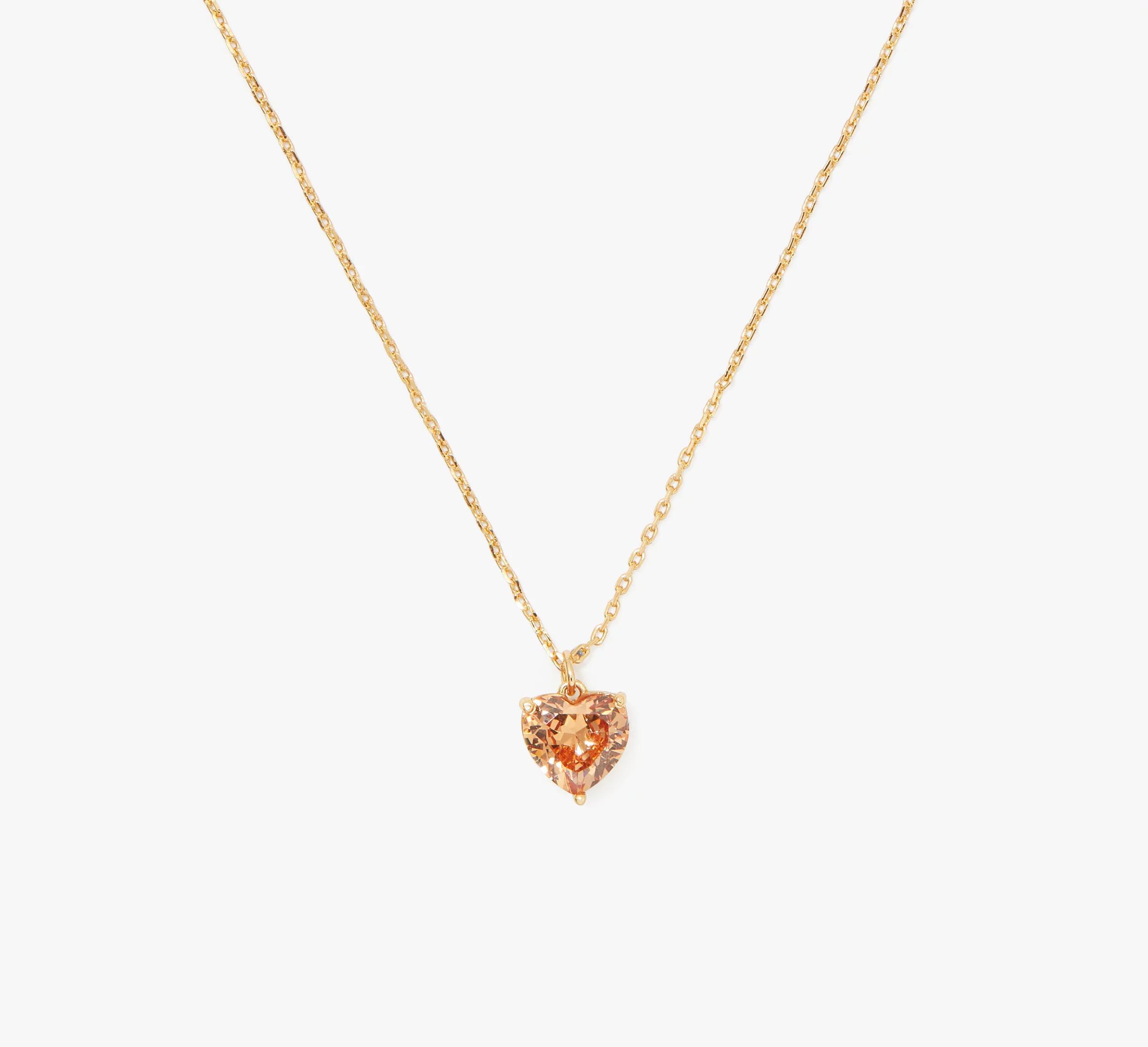 kate spade new york My Love April Birthstone Heart Pendant Necklace, 16-19 Product Image