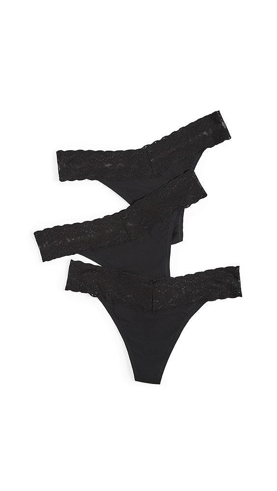 Natori Bliss Perfection One Size Thong 3-Pack | Shopbop Product Image