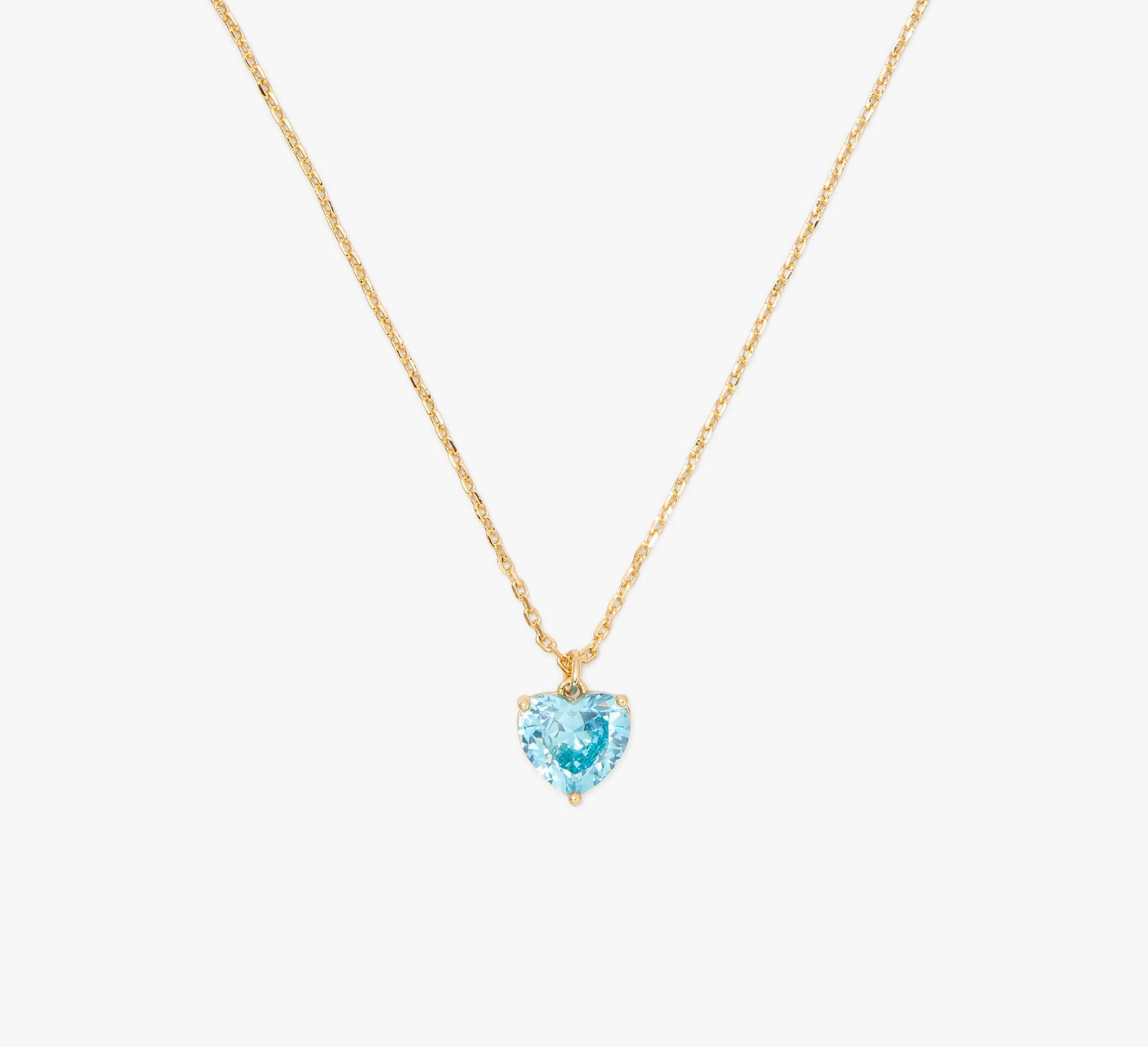 kate spade new york My Love April Birthstone Heart Pendant Necklace, 16-19 Product Image