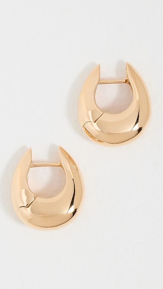 Annika Inez Small Sloping Hinge Hoops | Shopbop Product Image