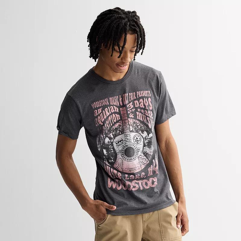 Men's Woodstock Poster Graphic Tee,  Product Image