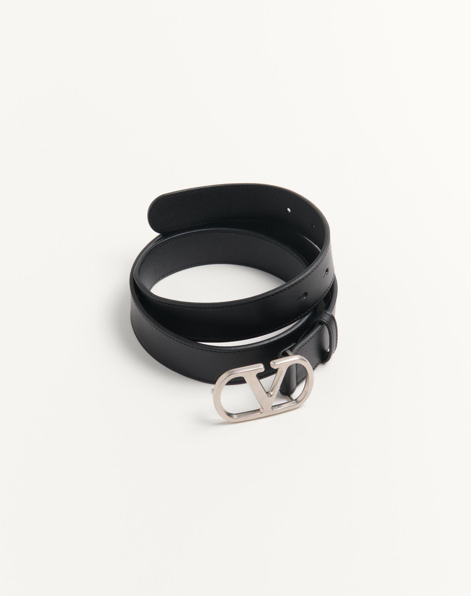 Vlogo Signature Belt In Shiny Calfskin 30 Mm Product Image
