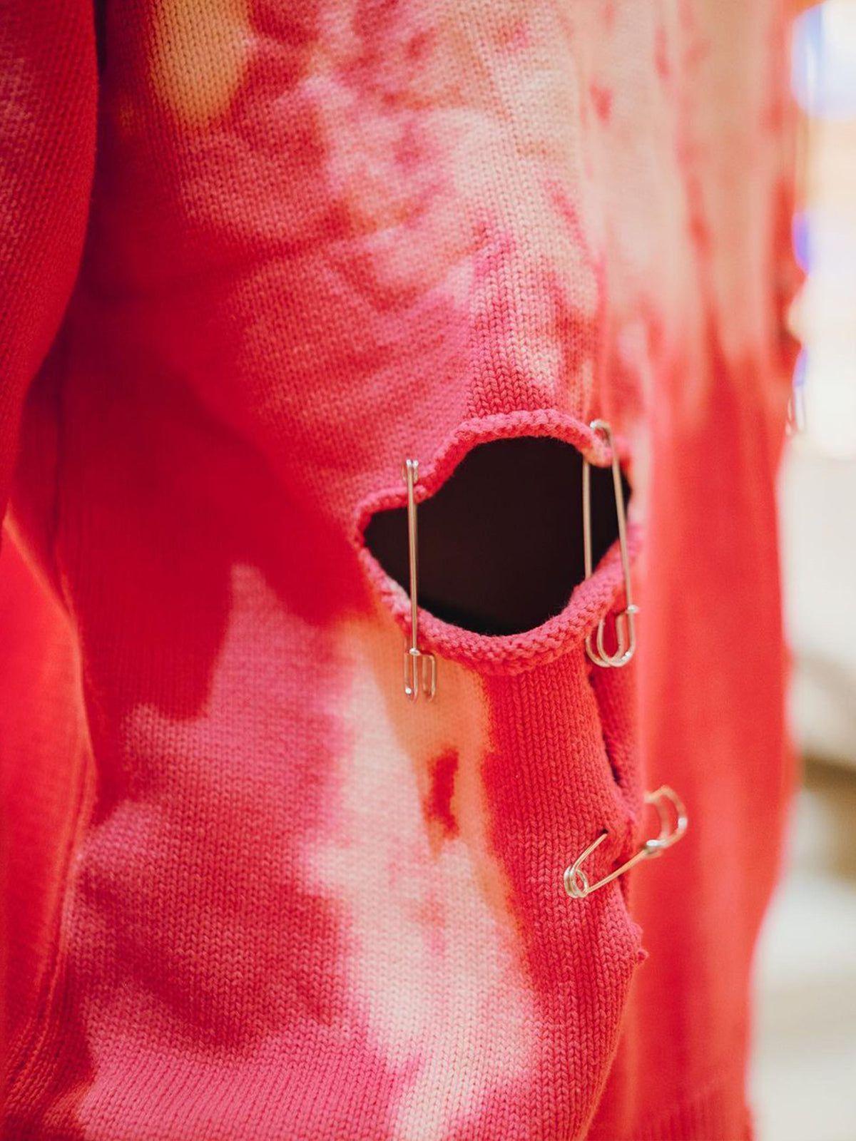 Aelfric Eden Paperclip Broken Design Knit Sweater Product Image