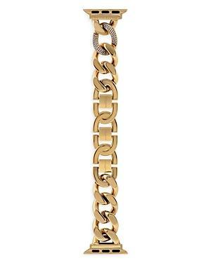 Olivia Burton Aurora Rose Gold-Tone Chain Bracelet Apple Watch Strap Product Image