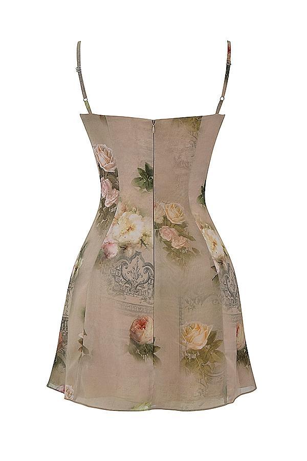 Christiana Vintage Floral Mini Dress Product Image