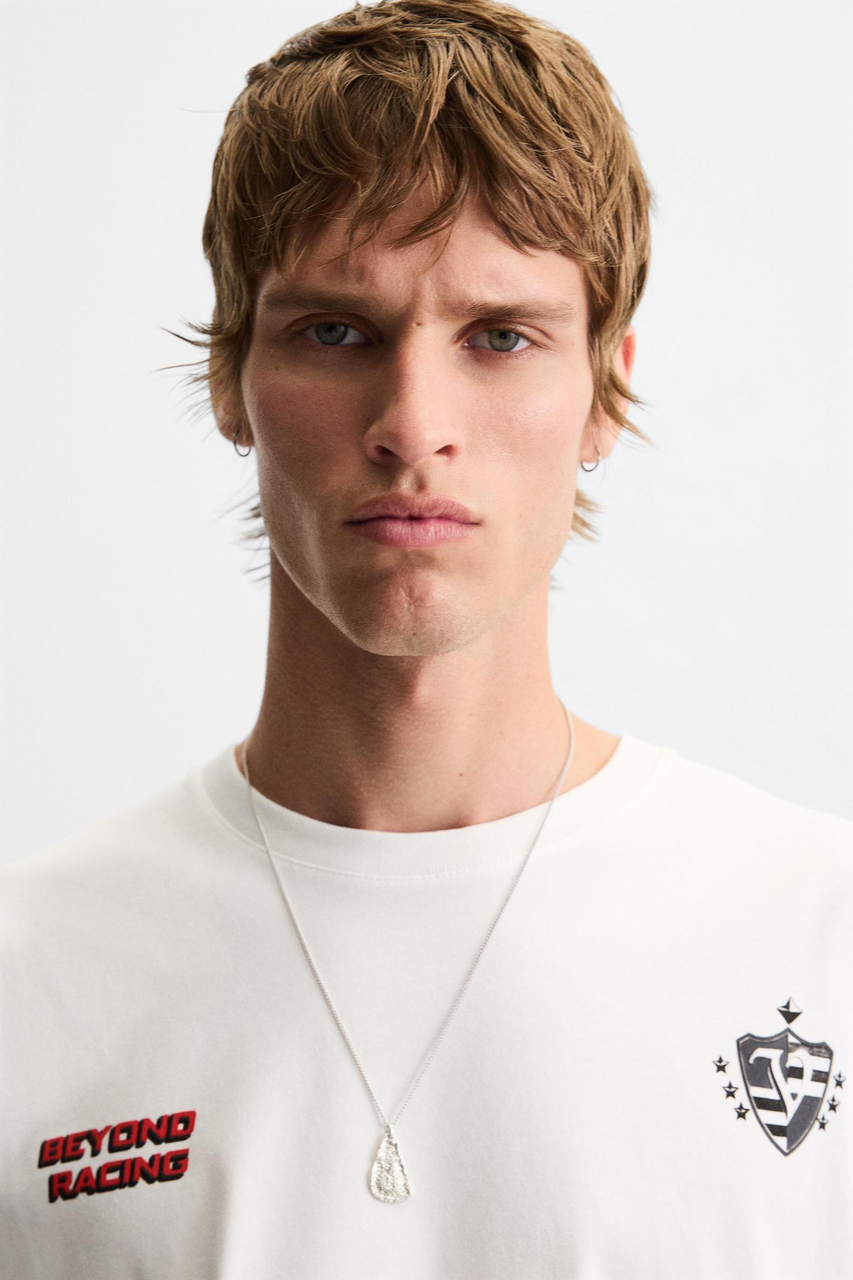 RACING PRINT T-SHIRT Product Image