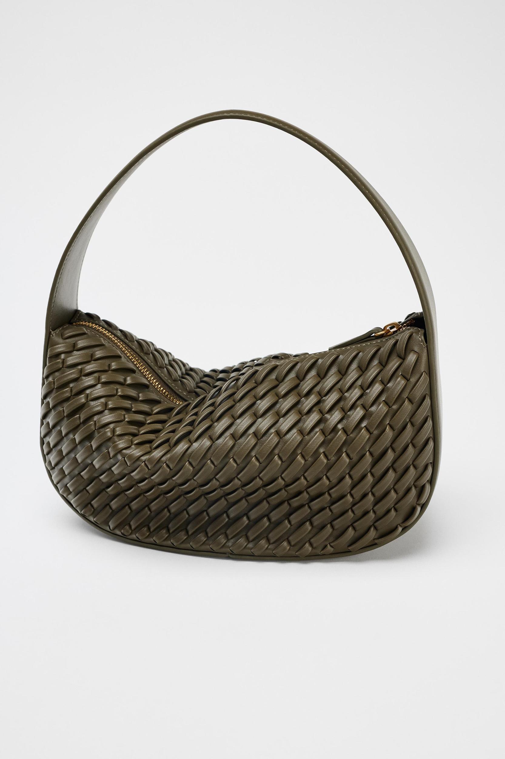 WOVEN EFFECT HANDBAG Product Image