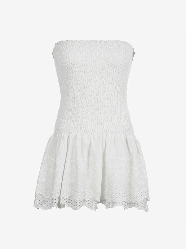 Jacquard Strapless Mini Dress Product Image