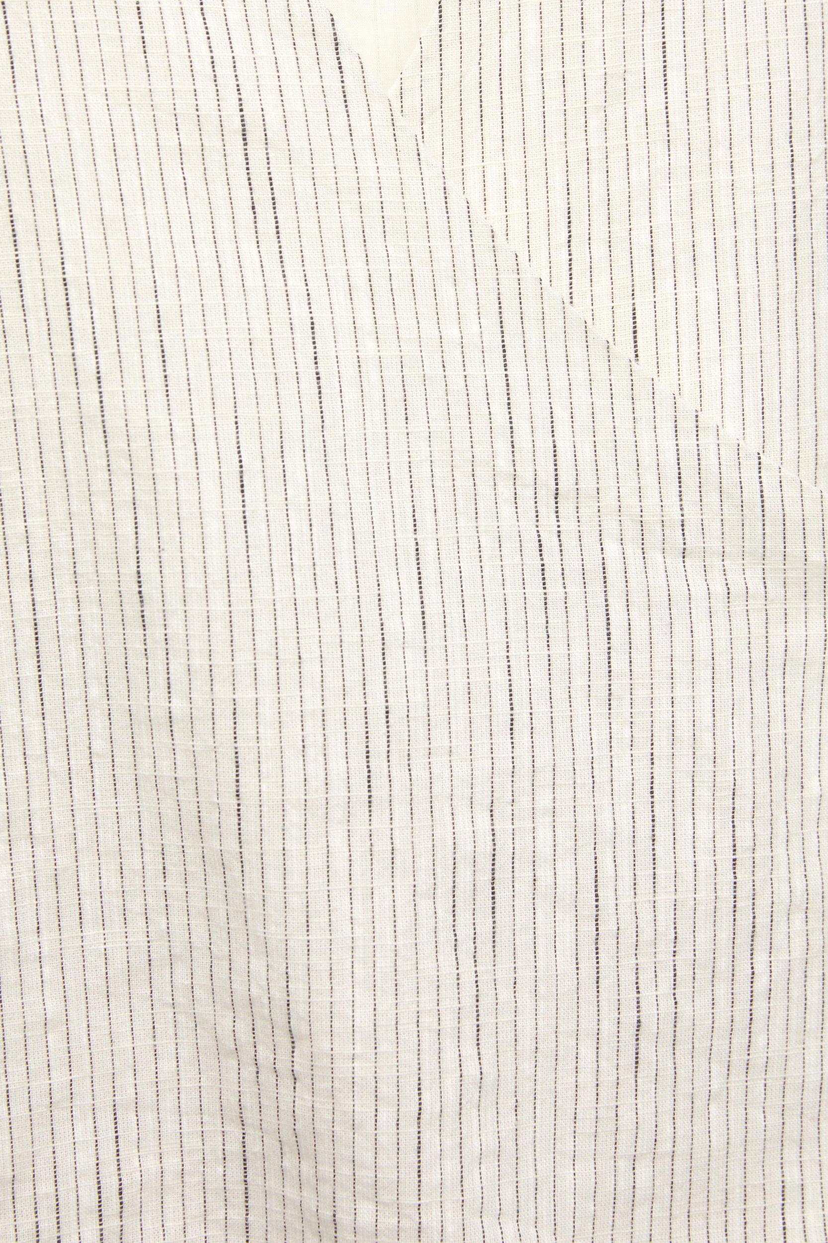 Rustic striped crossover top Product Image