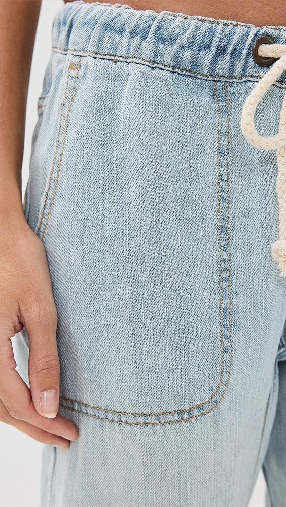One Teaspoon Shabbies Drawstring Boyfriend Jeans | Shopbop Product Image