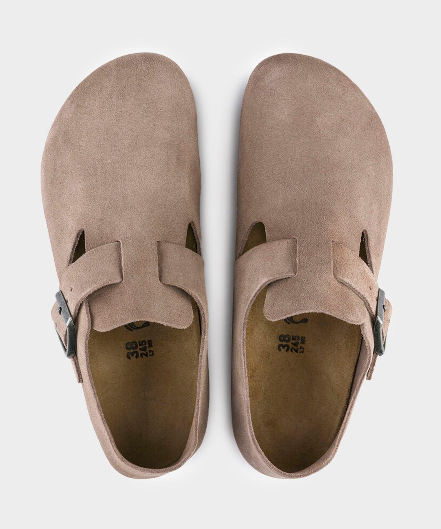 Birkenstock London in Taupe Suede Product Image