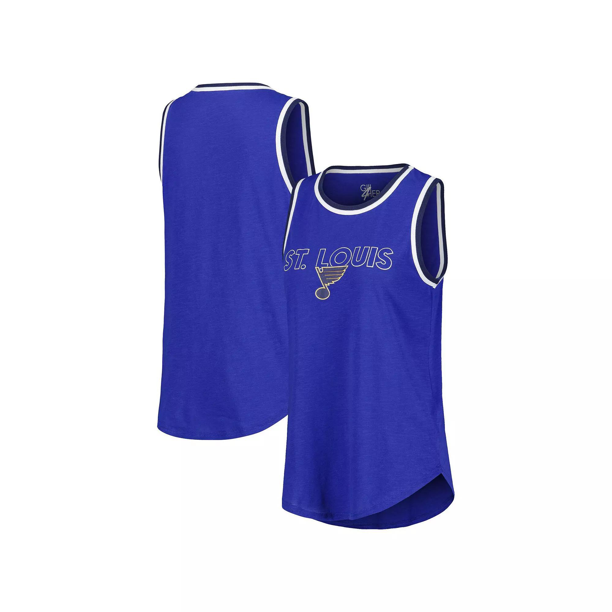 Women's G-III 4Her by Carl Banks Blue St. Louis Blues Strategy Tank Top,  Product Image