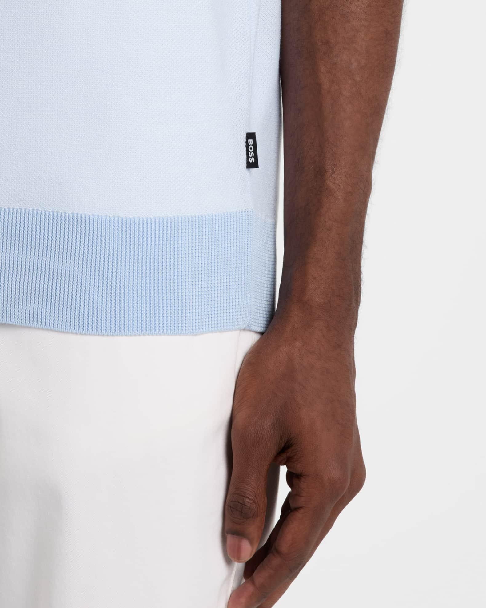 Men's Jianluca Short-Sleeve Polo Sweater Product Image