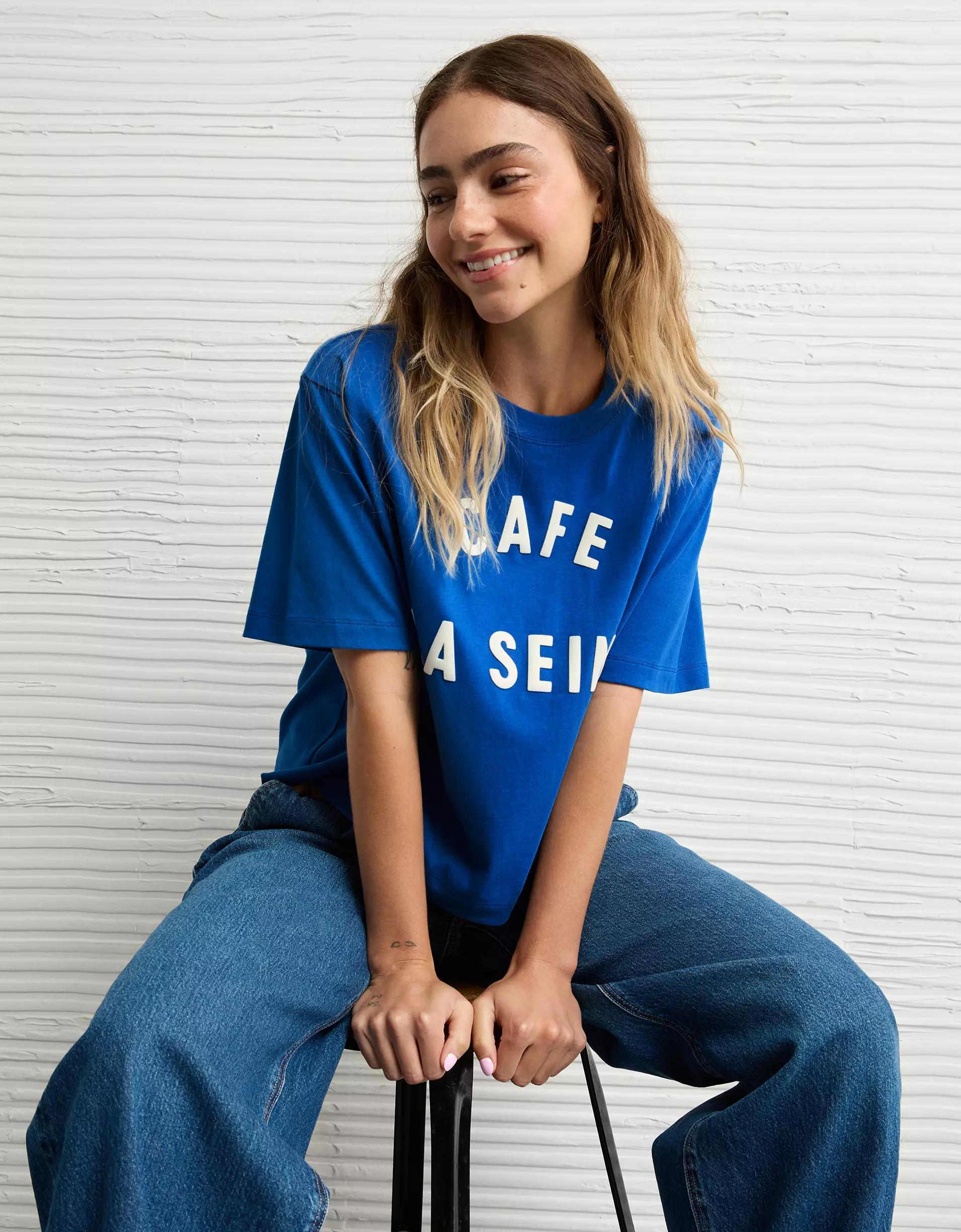 AE Boxy Destination Graphic T-Shirt Product Image