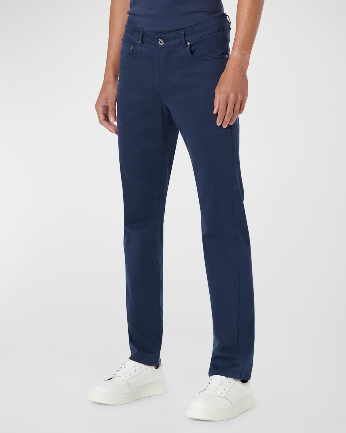 Mens Five-Pocket Slim Fit Pants Product Image