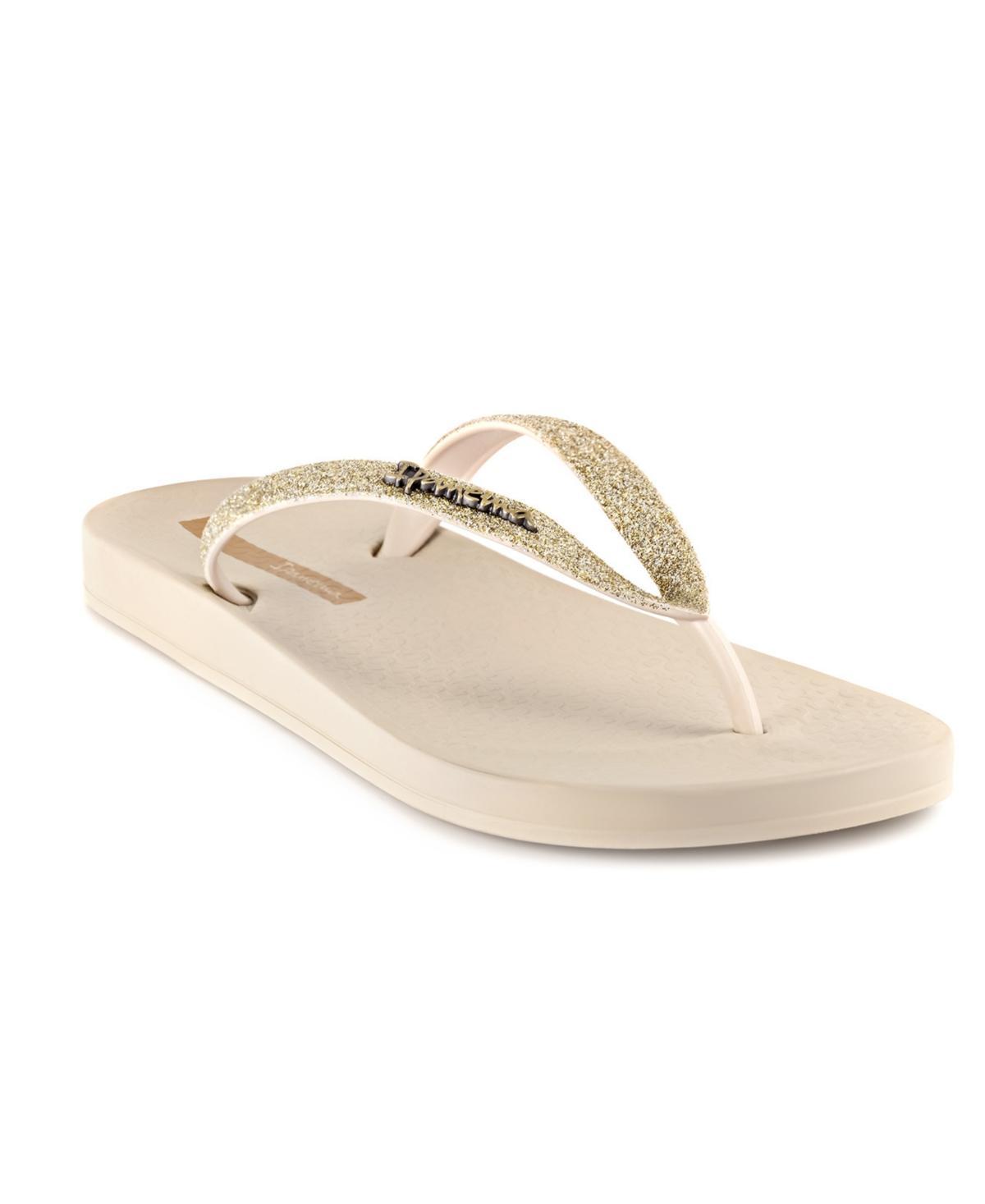 Ipanema Womens Ana Sparkle Flip-flop Sandals Beige Product Image